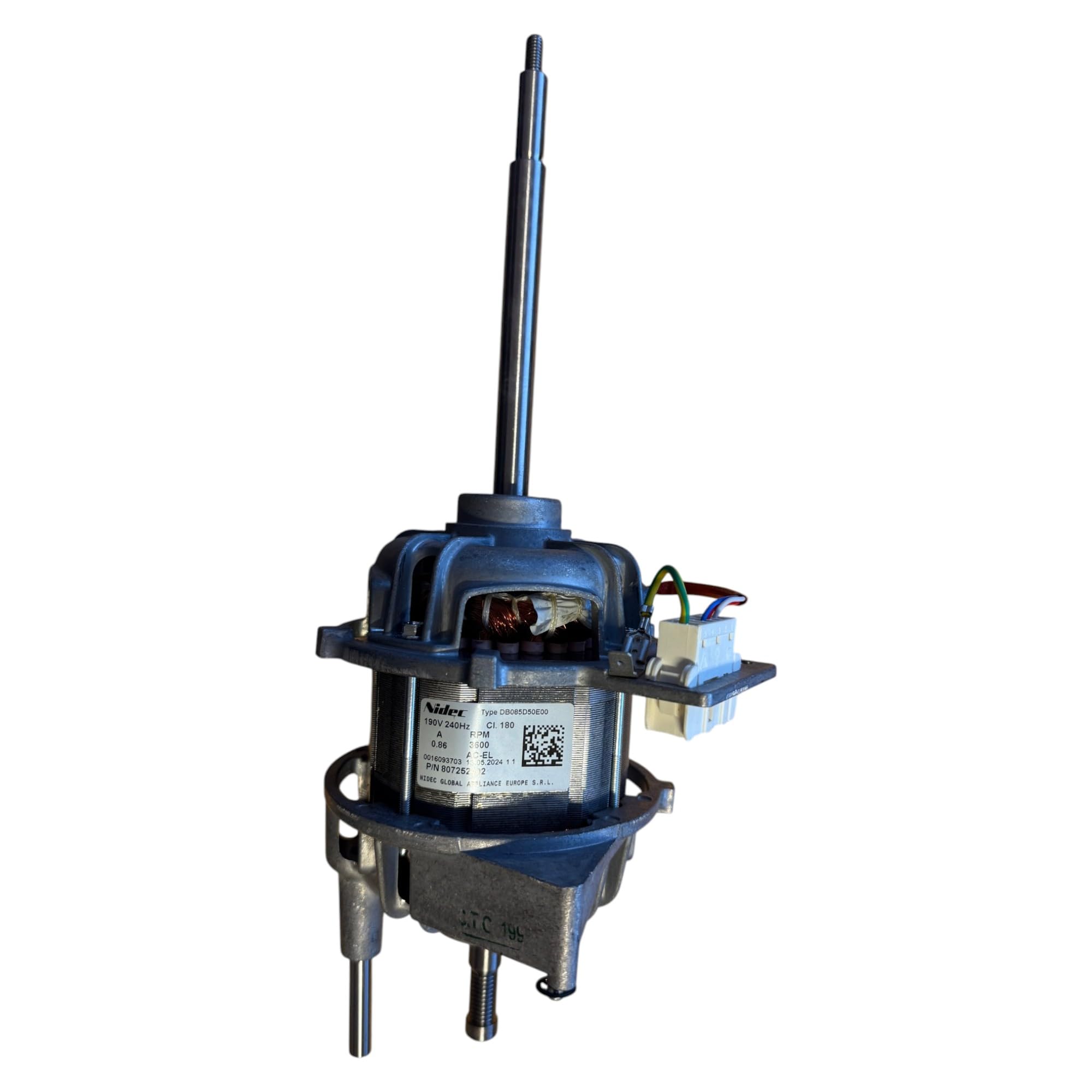 MDS Ersatzteile Motor für AEG passend für Electrolux Zanker Zanussi Trockner 807252402 – Nidec DB085D50E00 Antriebsmotor für Wäschetrockner Trommelmotor Ersatzteil