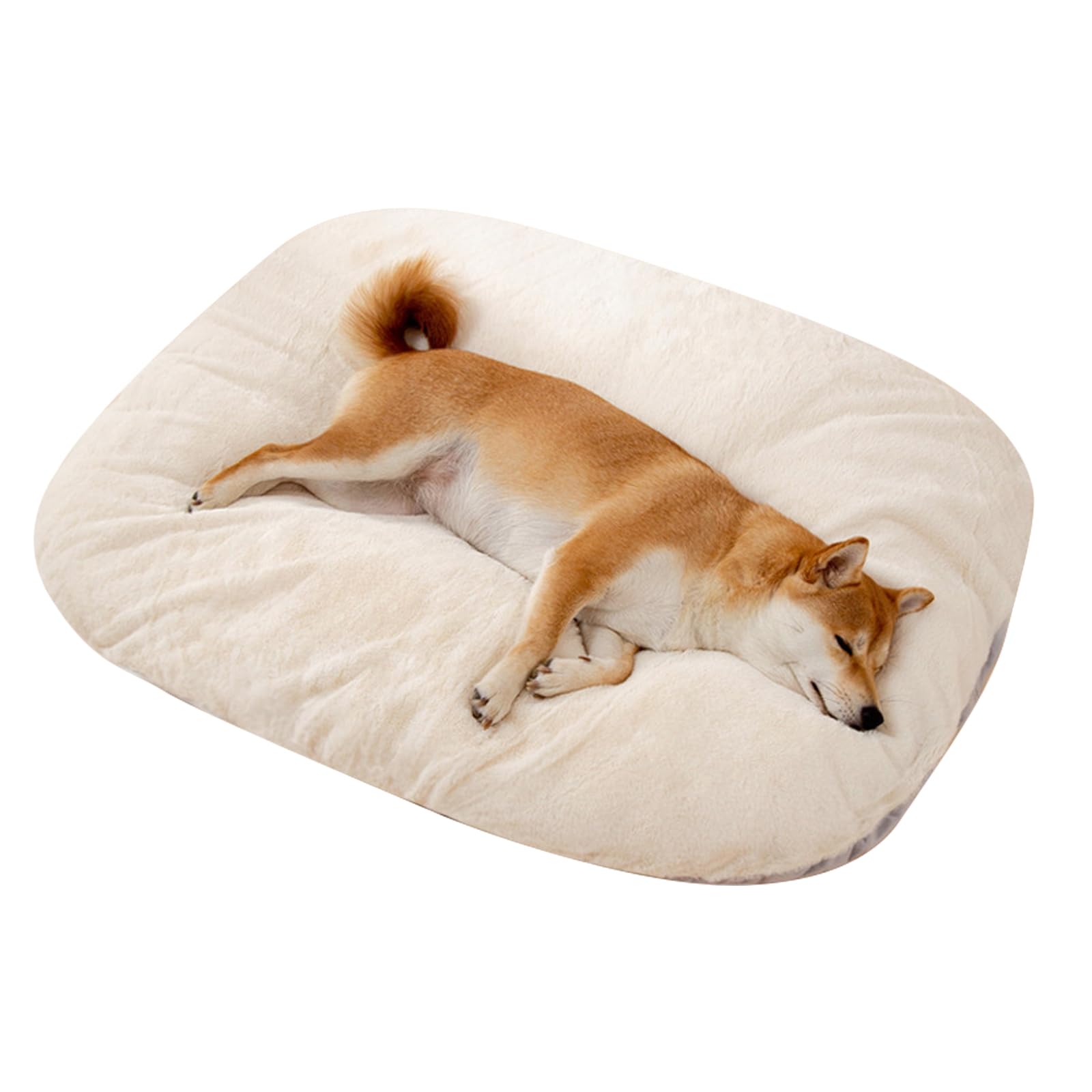 PETCUTE Cama para Perros y Gatos, Mullida y Lavable,Camas Antiestres Perro, Colchon Cojín Perro Grande, Colchoneta Perro con Funda Desenfundable,Sofá para Mascotas,Deluxe Estera de Felpa para Perro
