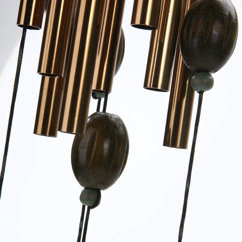 YODOOLTLY Lucky Windgong - Feng Shui Windgong Outdoor Good Luck hangende charme met 3 metalen bel windbel voor tuin huis patio tuin (olifant