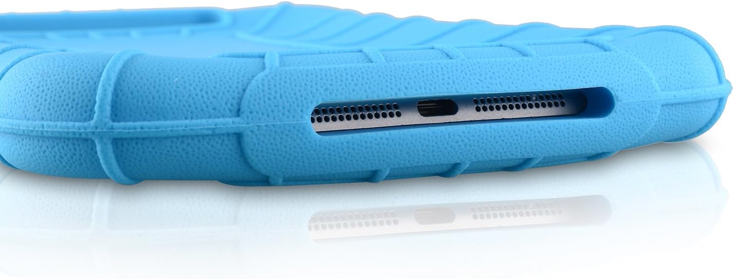 iPad Mini Case, iXCC Shockproof Silicone Protective Case Cover for iPad Mini, Mini 2, Mini 3 and iPad Mini Retina Models - Blue