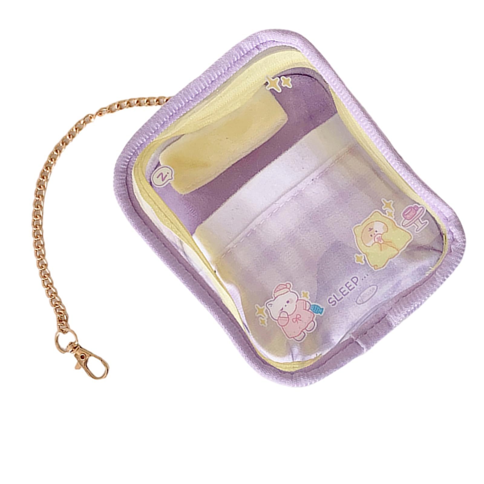 Clear Doll Storage Bag for Collectible Toy with Multiple Compartments and Sturdy Materials Clear Doll Storage Bag