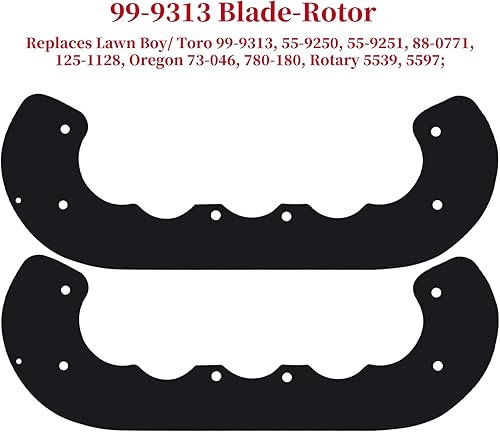 Miniatura 2 de 99-9313 Palas sopladoras de nieve con raspador 133-5585 121-6622 Kit de accesorios para cinturón que reemplaza 55-9250, 55-9251, 88-0771, 125-1128