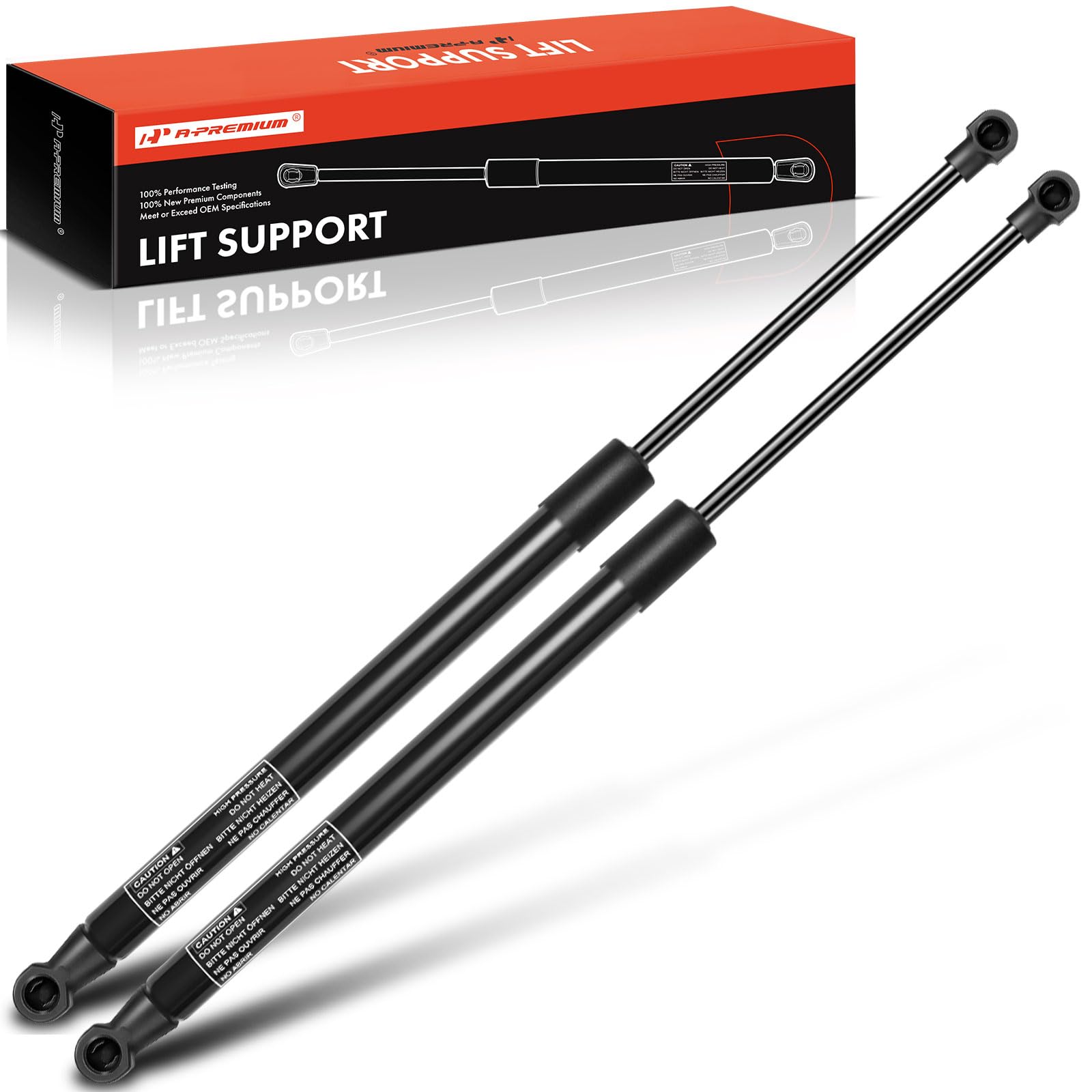 A-Premium Rear Hatch Tailgate Lift Supports Shock Struts Compatible with Toyota Yaris Hatchback 2012-2017 Set of 2