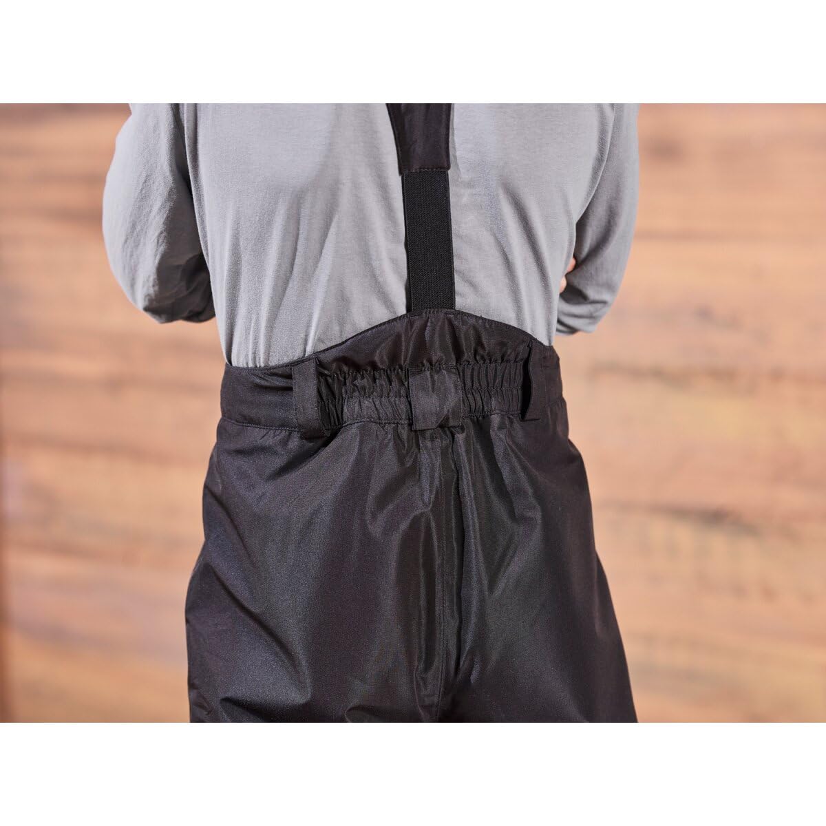 Crivit Kinder & Jugendliche Ski Hose Skihose, Boys, wasserabweisendes Obermaterial (146/152, Dark Black)
