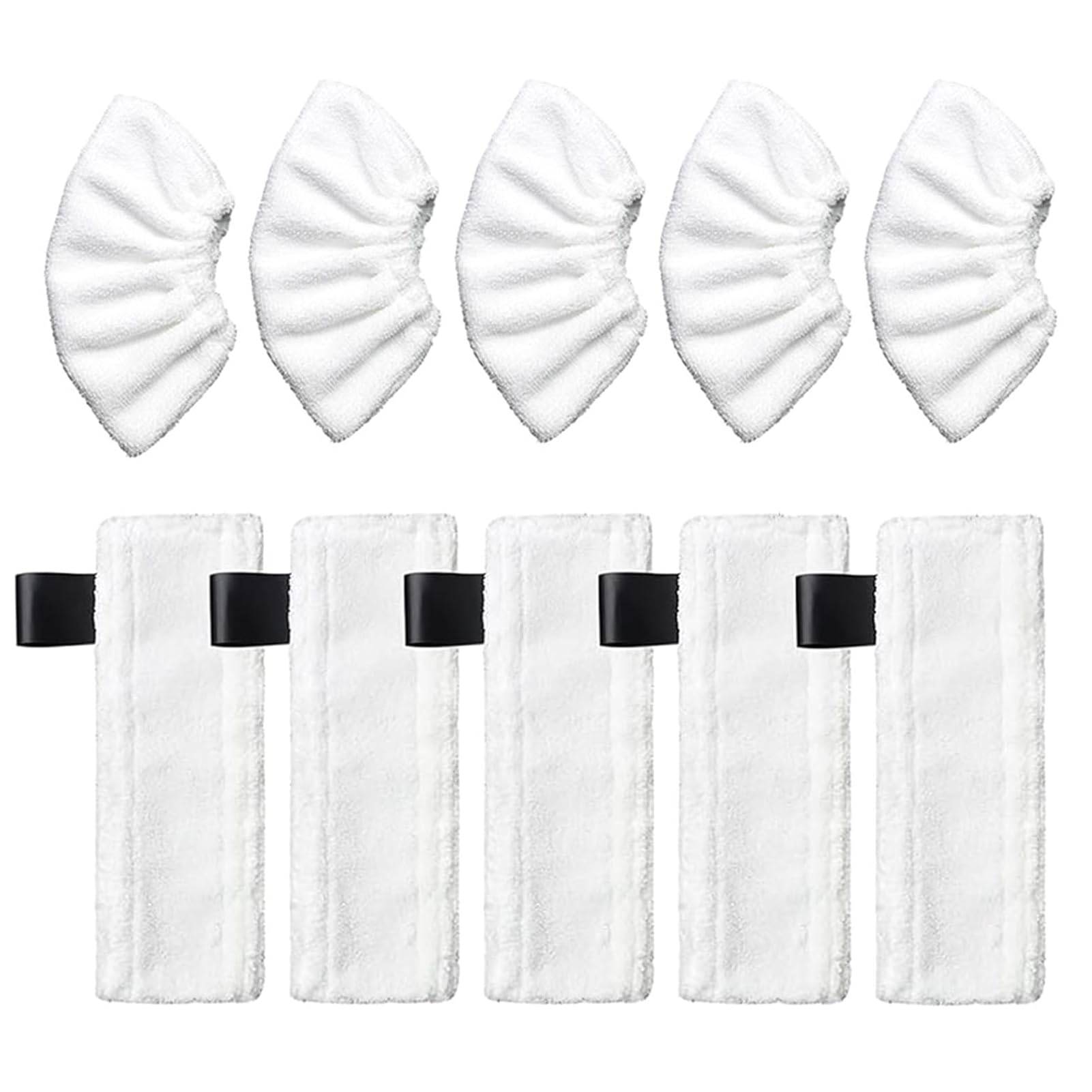 Alwaiiz Kärcher Dampfreiniger Zubehör Set - 6 Mikrofaser Tücher Für SC2 SC3 SC4 SC5