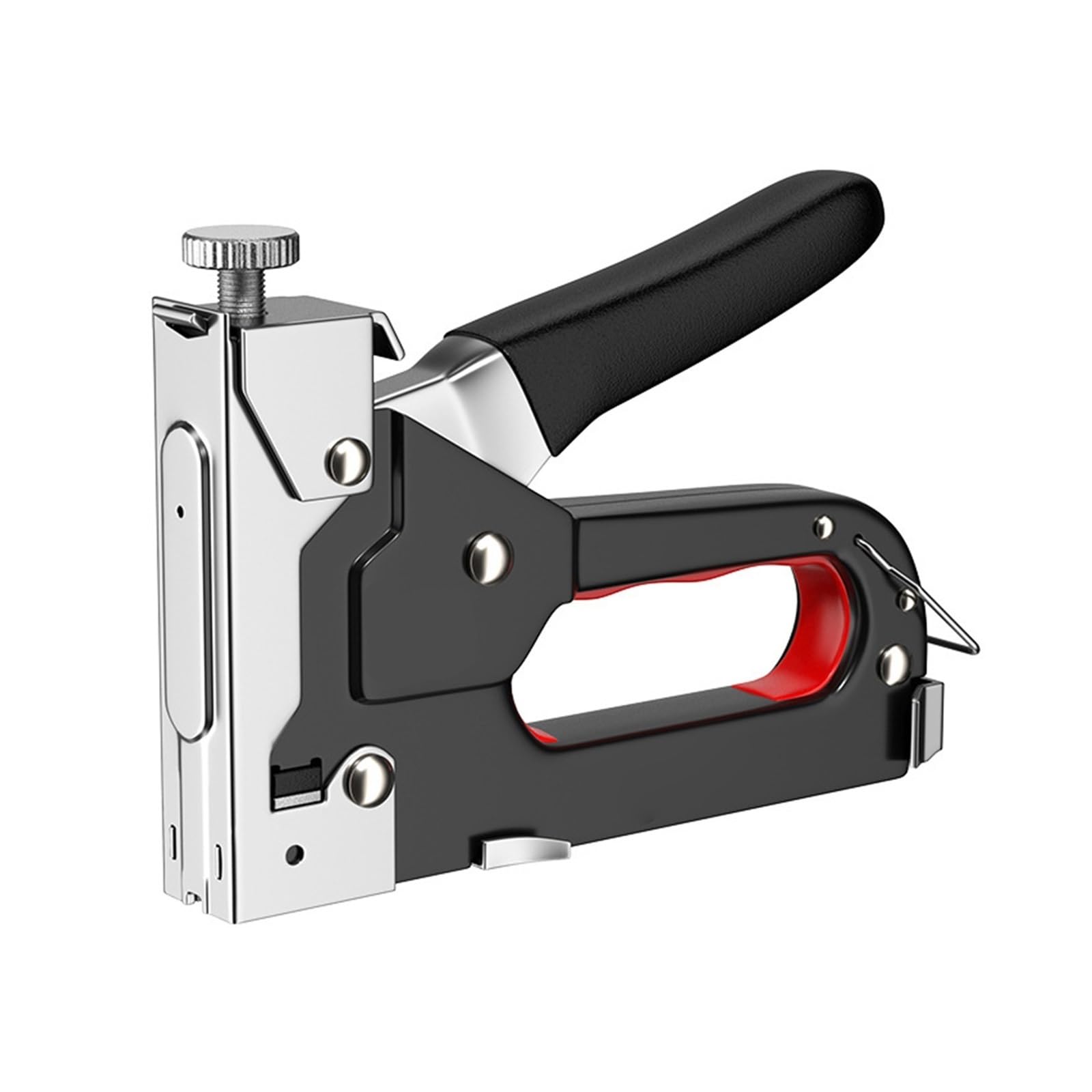 Pistola sparapunti pneumatica senza olio Chiodatrice manuale for tappezzeria, multifunzione 4 in 1, chiodatrice portatile, chiodatrice portatile veloce, strumento for la lavorazione del legno
