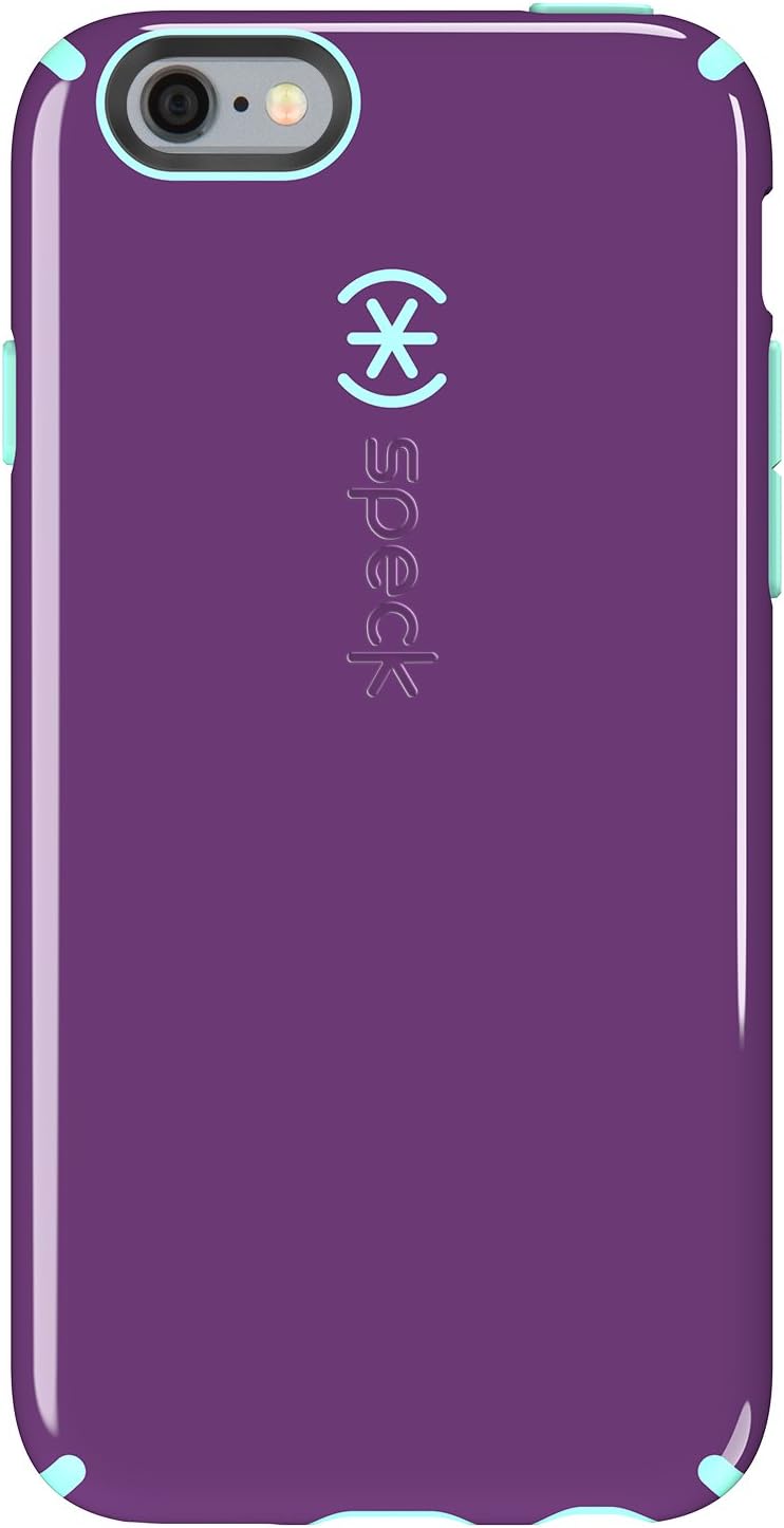 Speck Products CandyShell Case, iPhone 6s Case, iPhone 6 Case, Acai Purple/Aloe Green