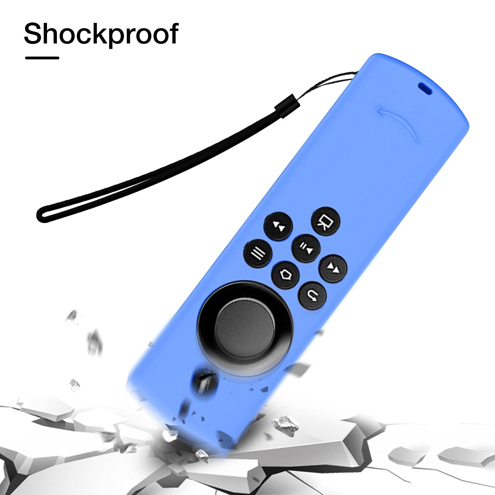 Cover Protettiva in Silicone, Cover in Silicone Morbida Antiurto, Cover Protettiva in Silicone Compatibile per Voice Remote Lite/ TV Stick Smart TV Remote Custodia in