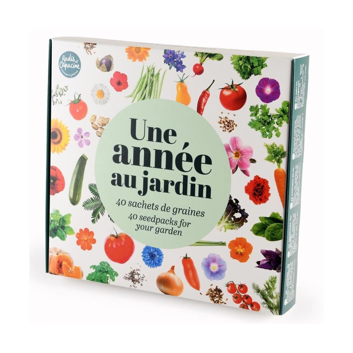 Radis et Capucine - Coffret 40 sachets de graines