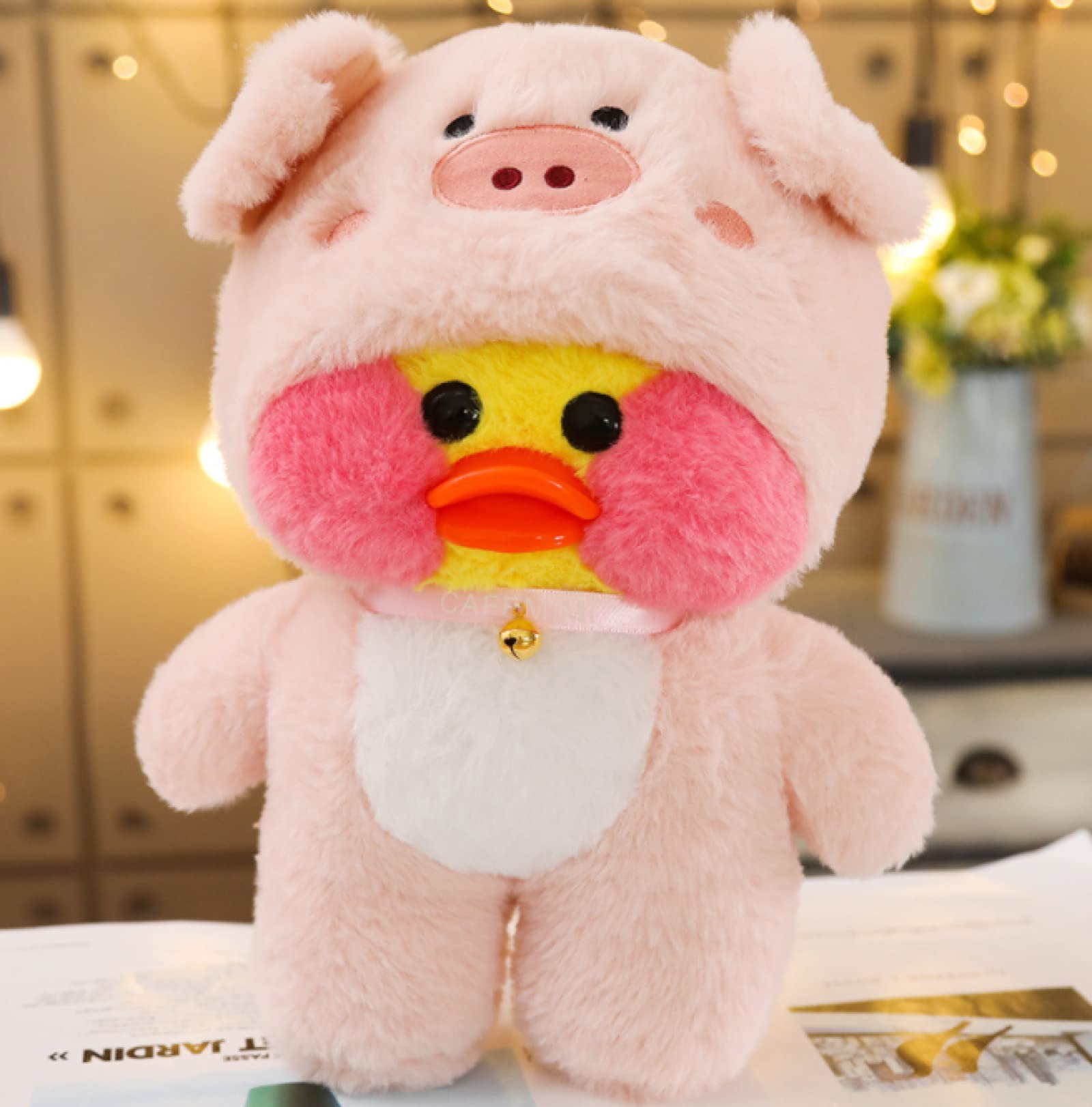 Eendje Transformeren Dieren Knuffel, Lalafanfan Eenden Knuffels Gevulde Pop, Eend Knuffels Cadeau Voor Kinderen 30 Cm 9