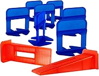 Vista 3 de Sistema de nivelación de azulejos de 1/16 pulgadas – 2000 piezas espaciadores de azulejos + esponja – Funciona con casi todas las cuñas