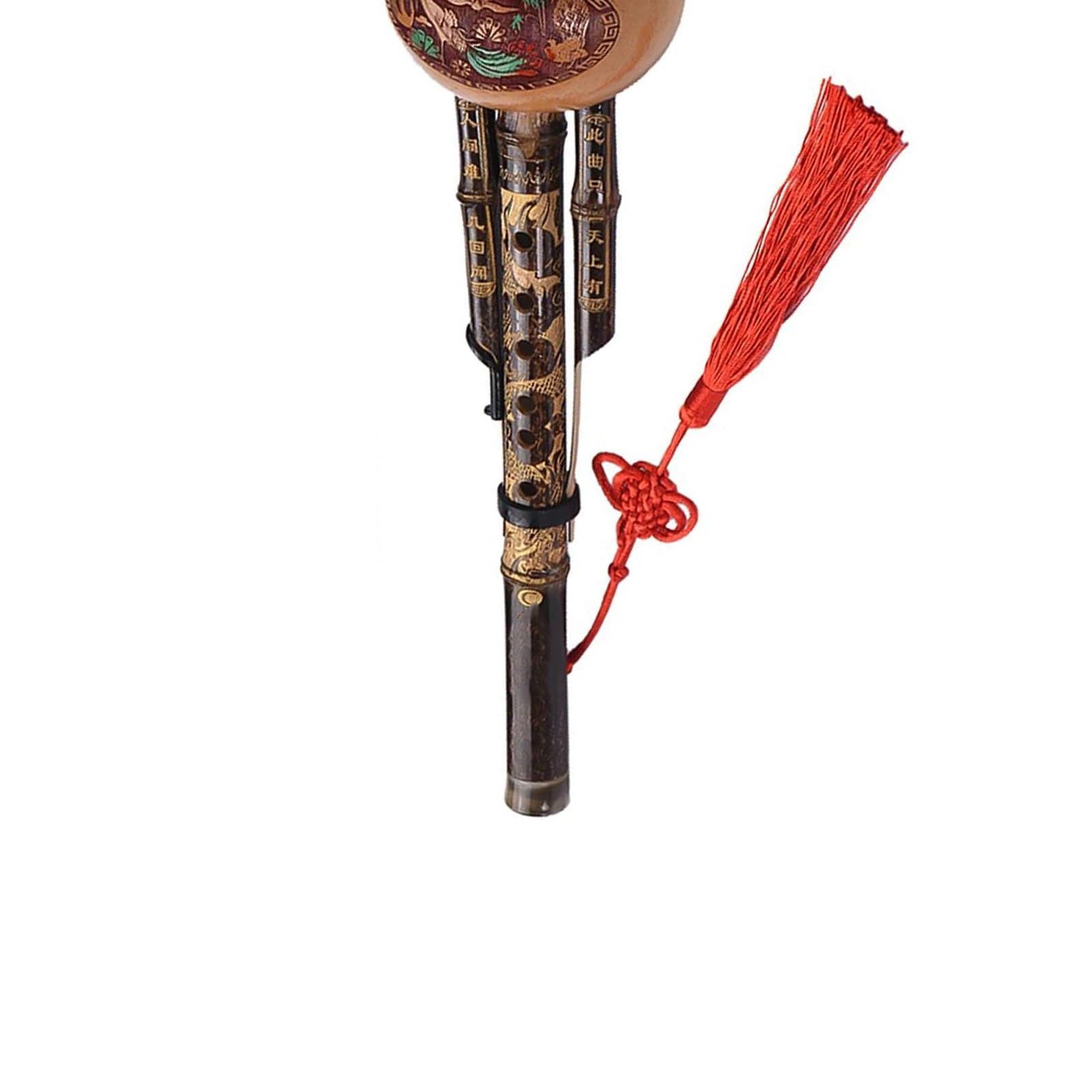 Hulusi Para Principiantes Flauta De Calabaza Y Cucurbitáceas Instrumento Musical Étnico Llave C Con Estuche Para Amantes La Música Principiantes