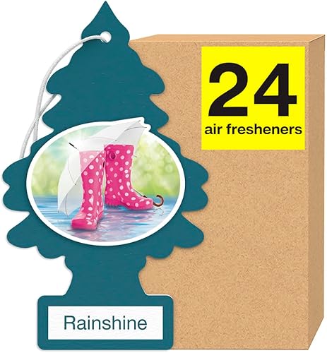 Miniatura 23 de Little Trees - Ambientador de árbol colgante que proporciona un aroma de larga duración para auto u hogar. Aroma Leather, 4 paquetes de 6