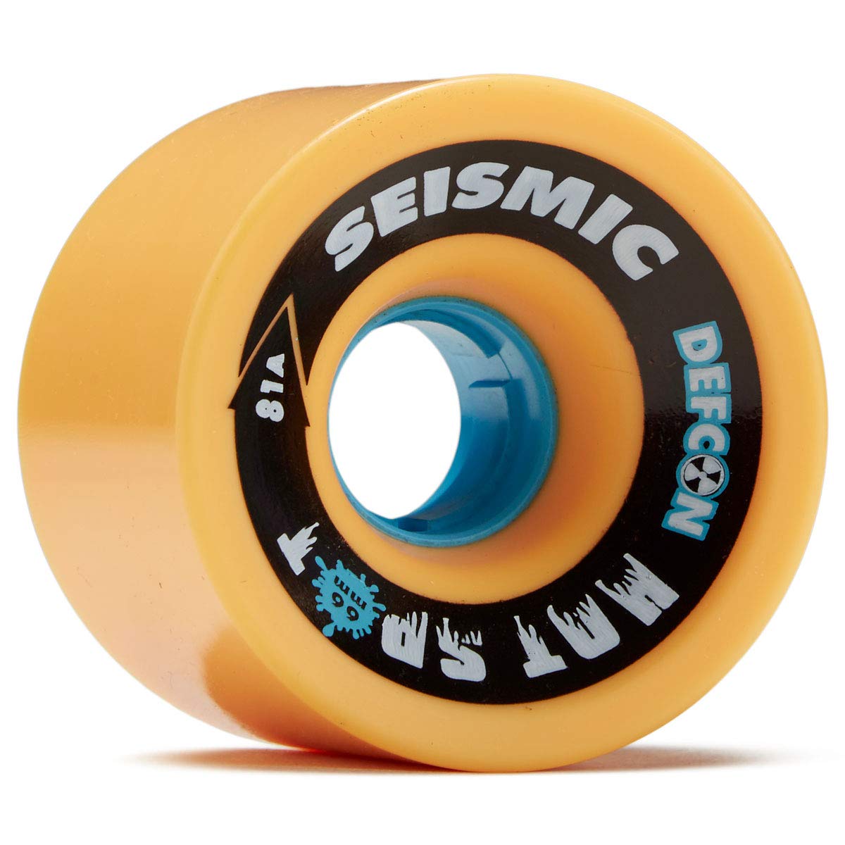 Seismic Hot Spot 81a Longboard Wheels - Mango - 66mm