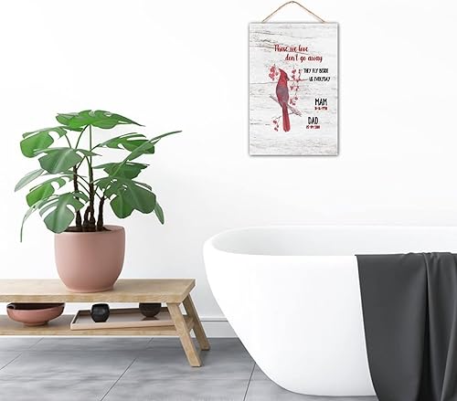 Miniatura 7 de Letrero rústico para decoración de pared de habitación de niños con texto en inglés Those We Love Don't Go Away para decoración de habitación de