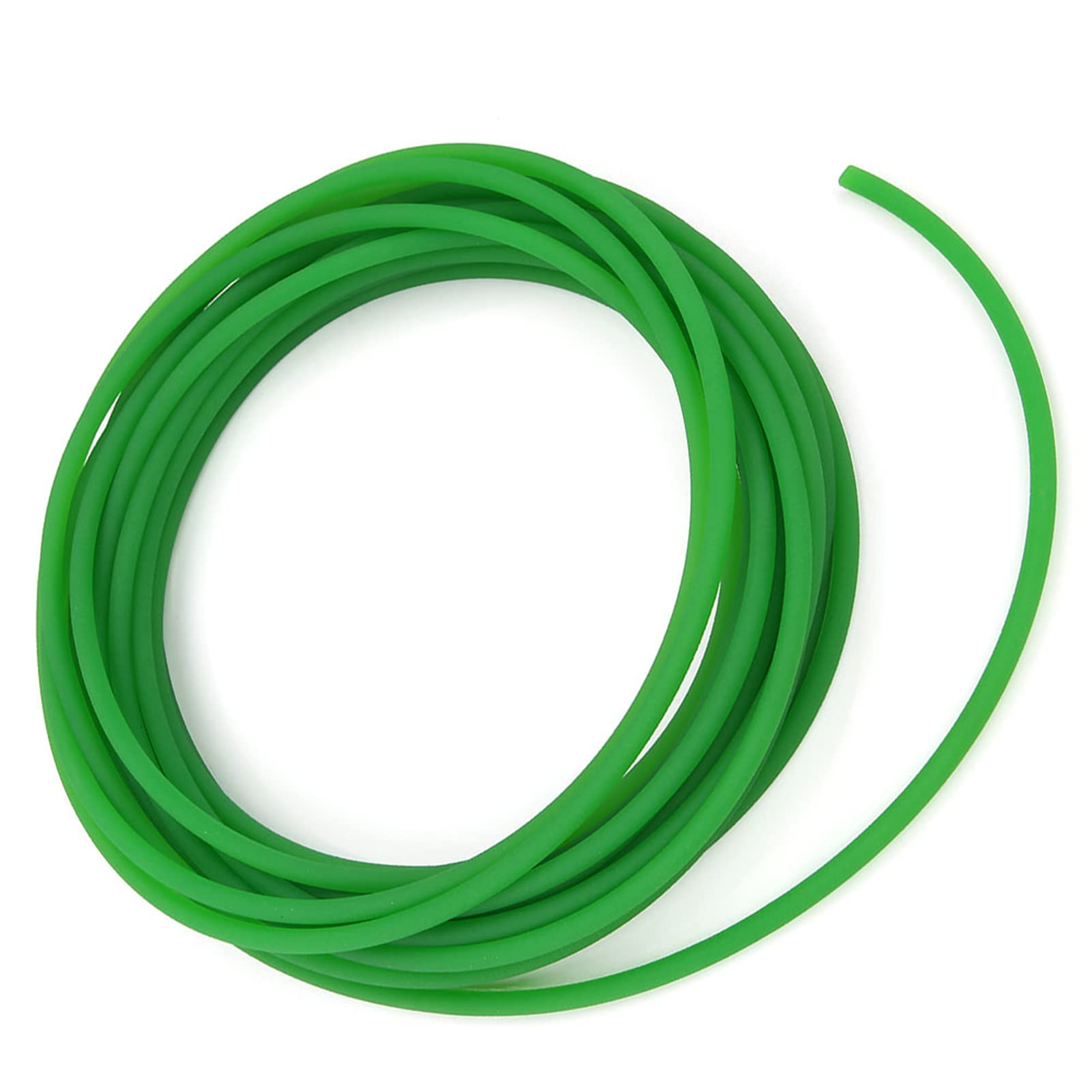 Correa de Poliuretano Redonda Rugosa Verde 6mm x 10m para Transmisión de Accionamiento