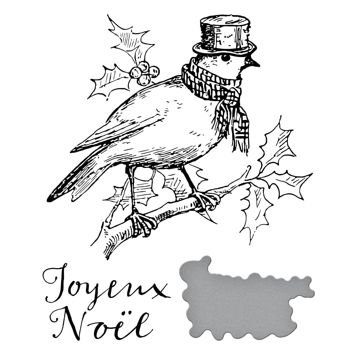 Spellbinders Joyeux Noel Pressa Piastra & Fustelle Set da The BetterPress Christmas Collection