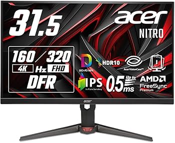 Amazon.co.jp: Acer Nitro 31.5インチ 可変リフレッシュレート 0.5ms
