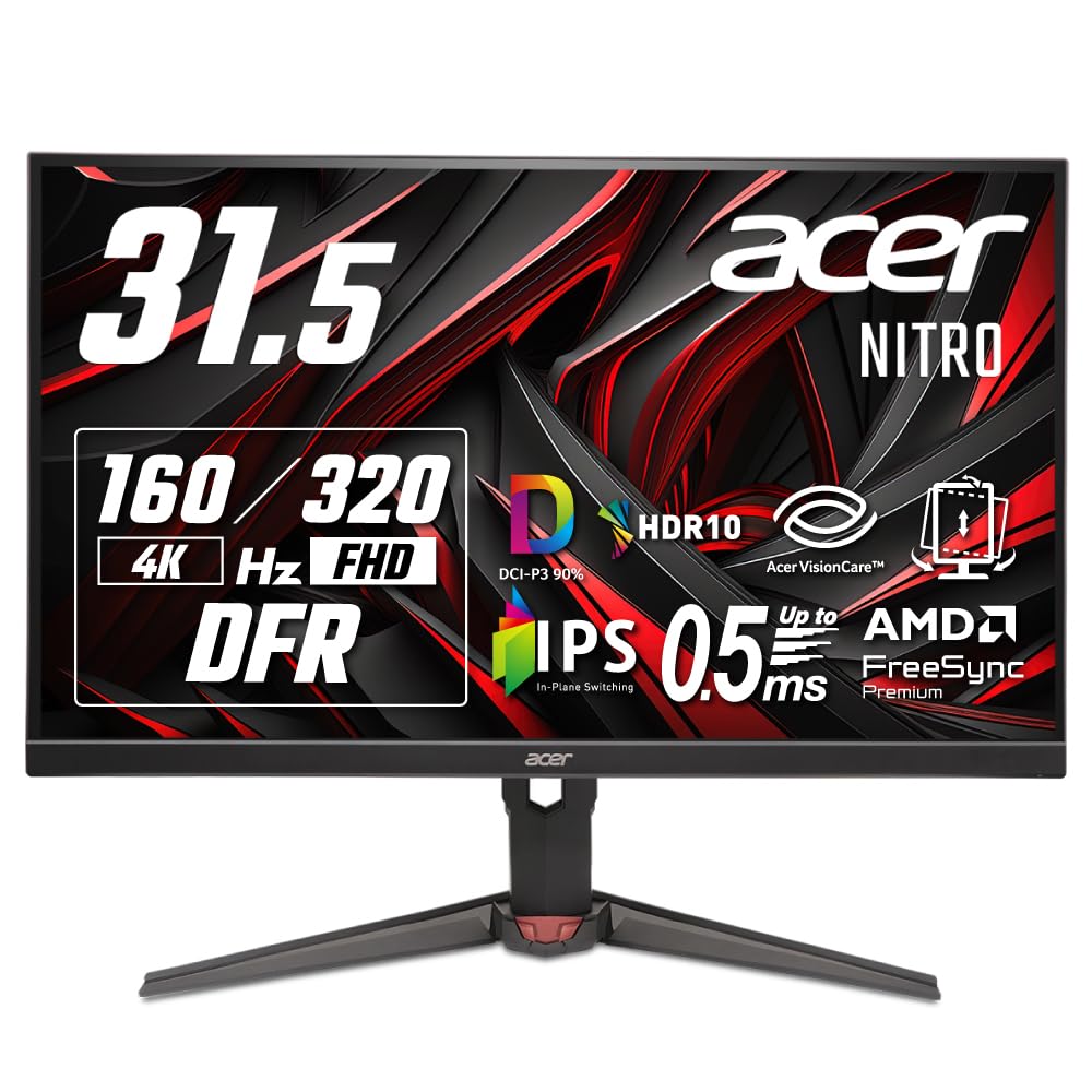 Amazon.co.jp: Acer Nitro 31.5インチ 可変リフレッシュレート
