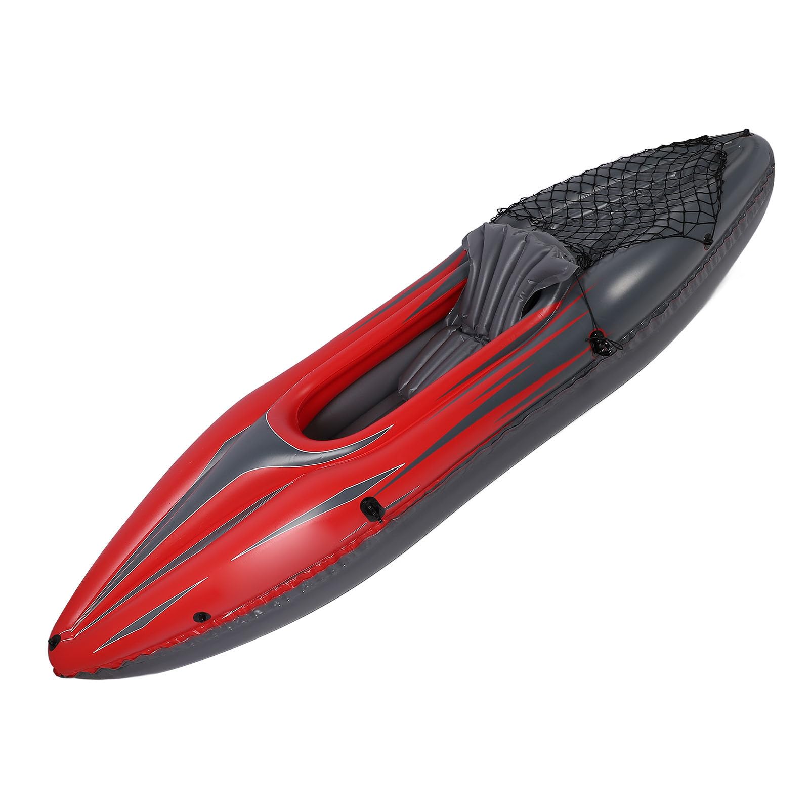 Kayak Inflable, Kayak Inflable de PVC Engrosado para 1 con Paleta de Bomba Manual para Pescar