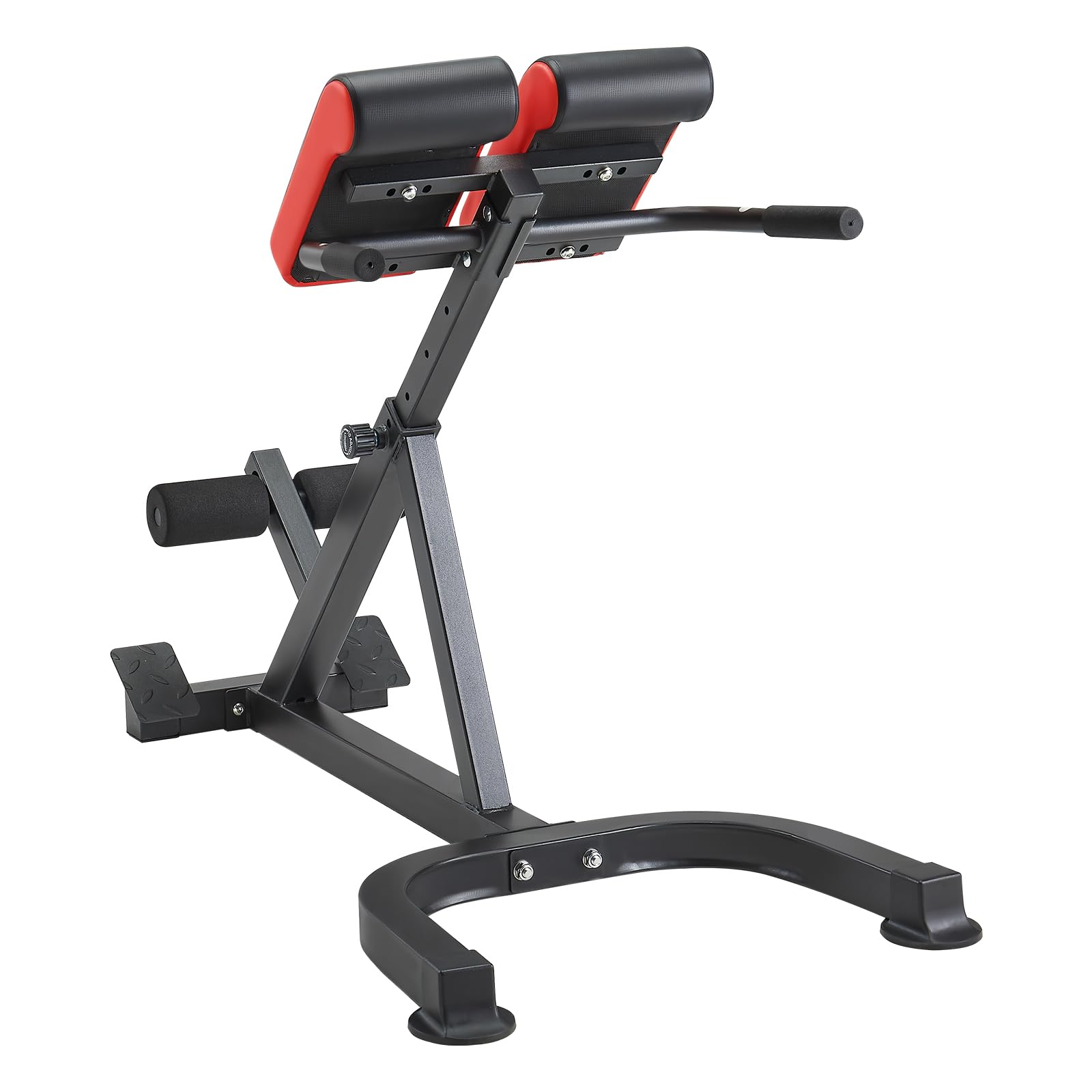 VEVOR Panca Iperestensione Sedia Romana, Macchina di Estensione 136 kg, Attrezzatura per Glutei, Muscoli Posteriori della Coscia, Parte Addominale, Panca per Allenamento Schiena Palestra Domestica