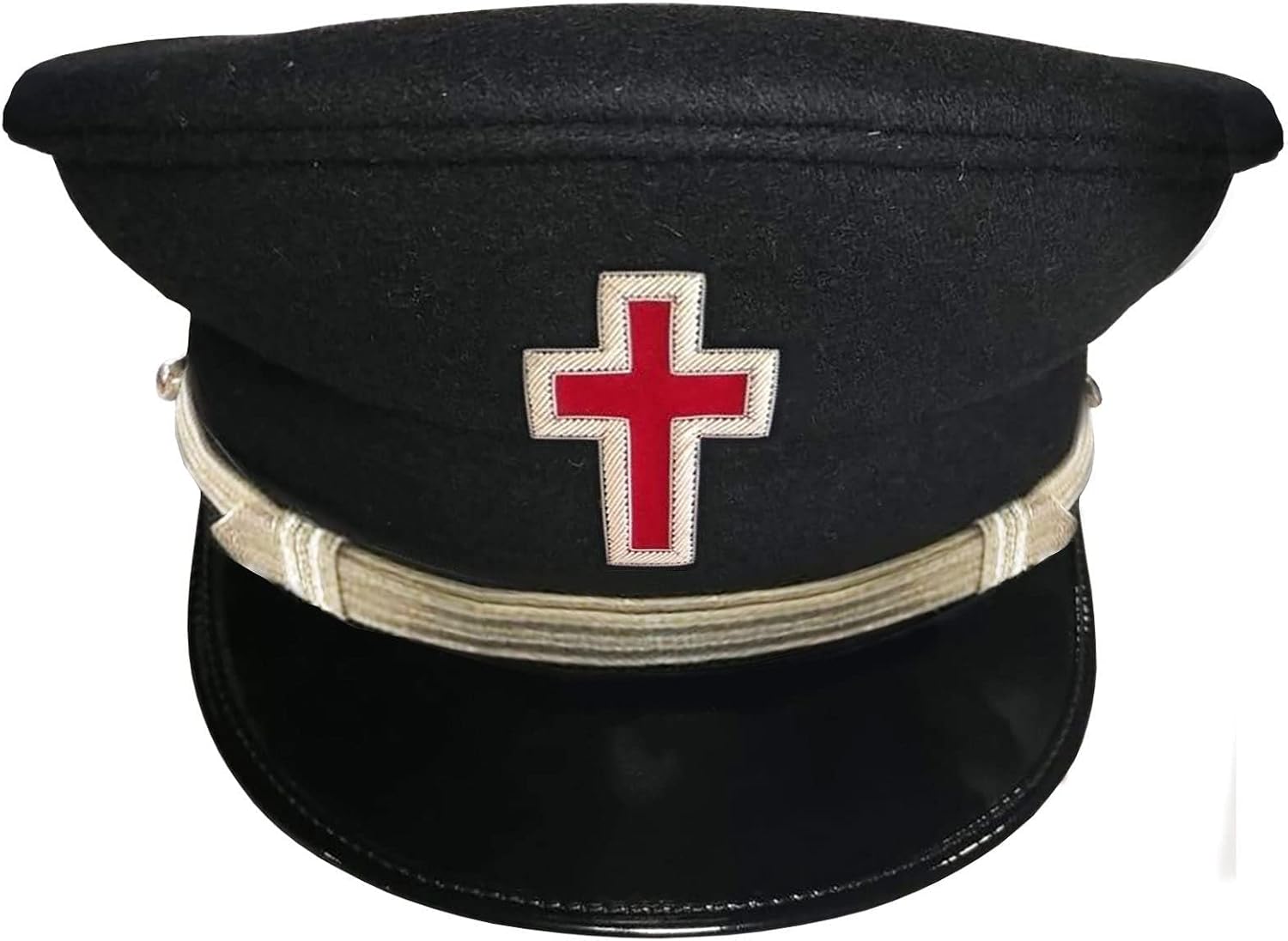 Knights Templar Dress/Military Fatigue Caps Silver