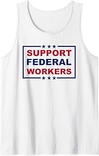 Support Federal Workers Democracy Civil Service Advocate Tank Top