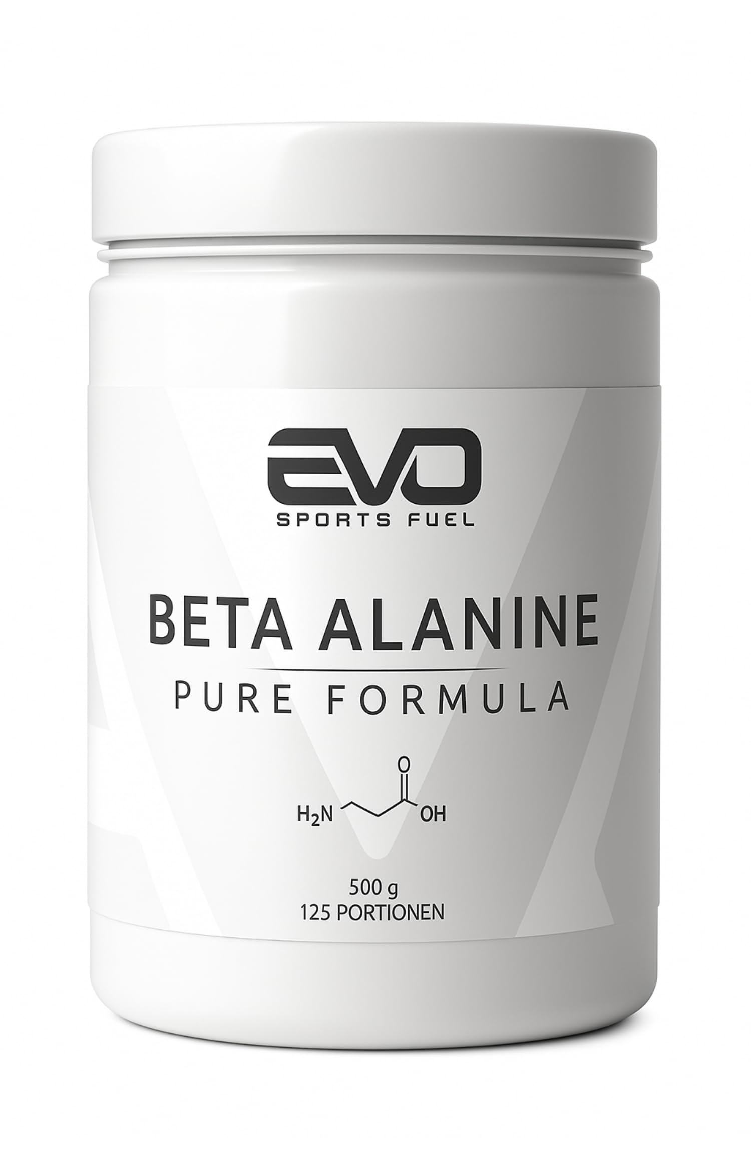 EVO SPORTS FUEL Beta Alanin Pulver 500g | Reines und Veganes Aminosäure Beta-alanin | Unterstützt Muskelausdauer und intensive Workouts | Made in Germany