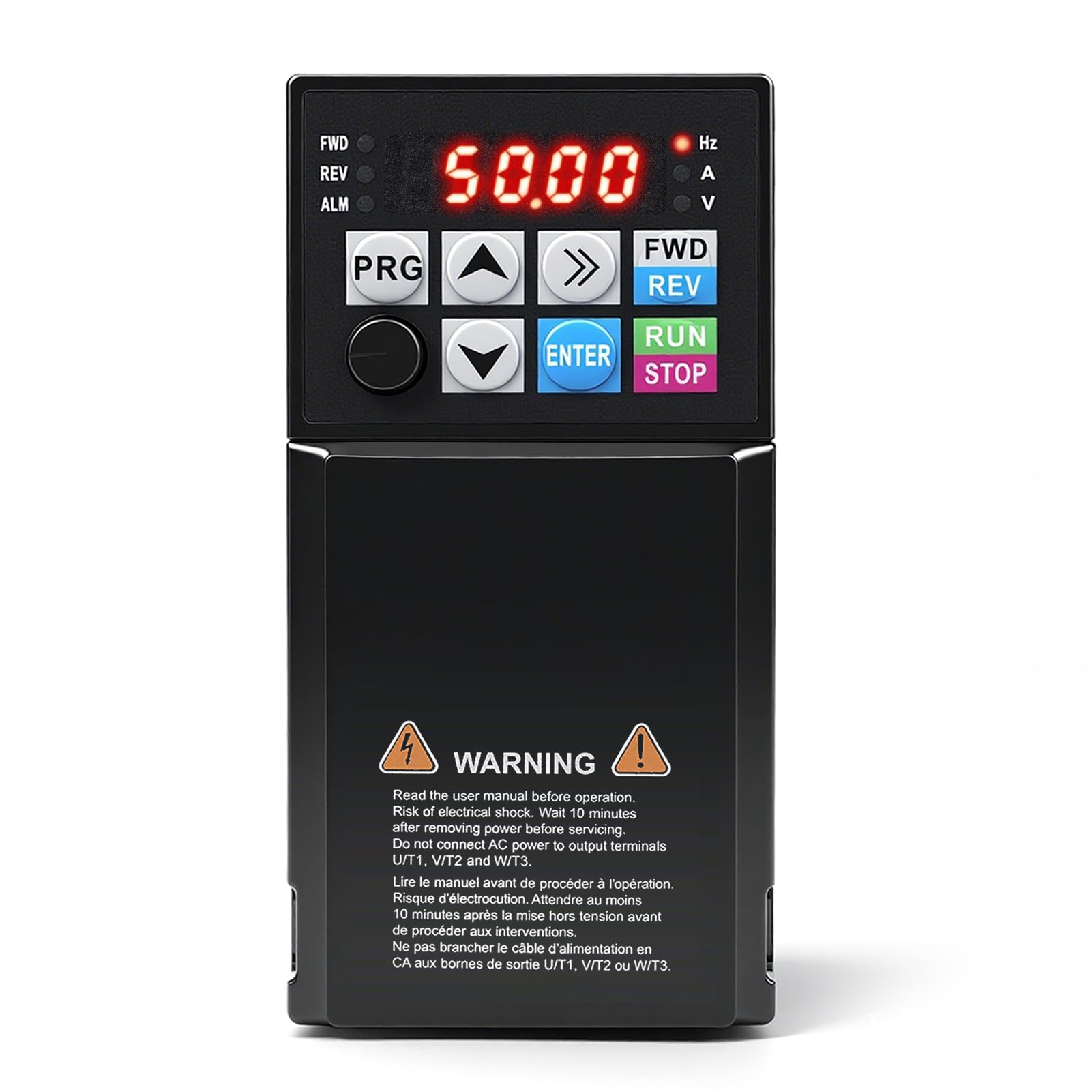 Variador de Frecuencia 220V 0,75KW 220V Entrada Monofásica Salida Trifásica | VFD Monofásica a Trifásica, Convertidor de Frecuencia CNC para Ventiladores, Bombas de Agua, Cintas transportadoras