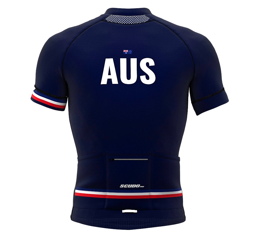 Australia Blue Code Short Sleeve Cycling PRO Jersey for Men - Size Medium