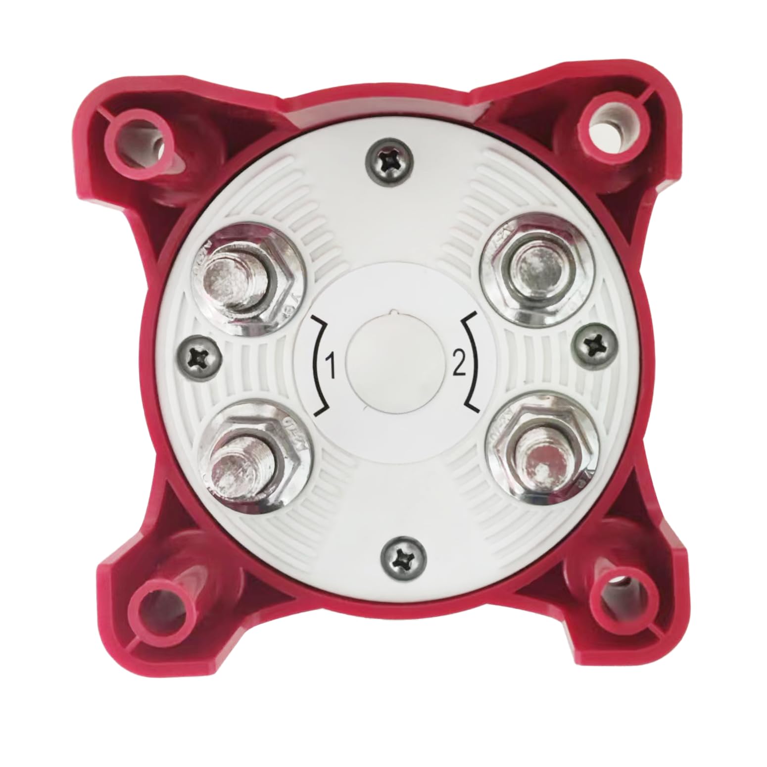 Speilo Waterproof Boat Battery Disconnect Switch 5510 E w/mounting Screws, 350A Battery Shut Off Switch, Ignition Protected Power Kill Switch for Marine Car RV Truck, 3/8