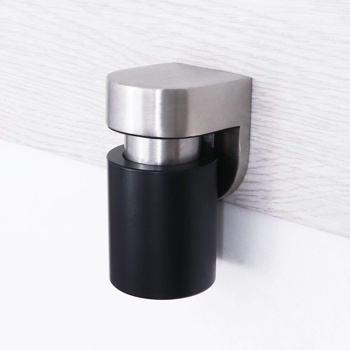 Cylindrical Floor Mount Door Stop Stainless Steel Heavy Duty Door Stopper Height