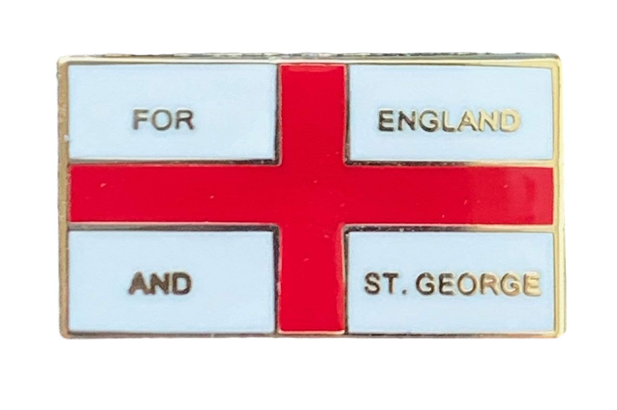 For England and St George Patriotic Patron Saint Quality enamel lapel pin T1088