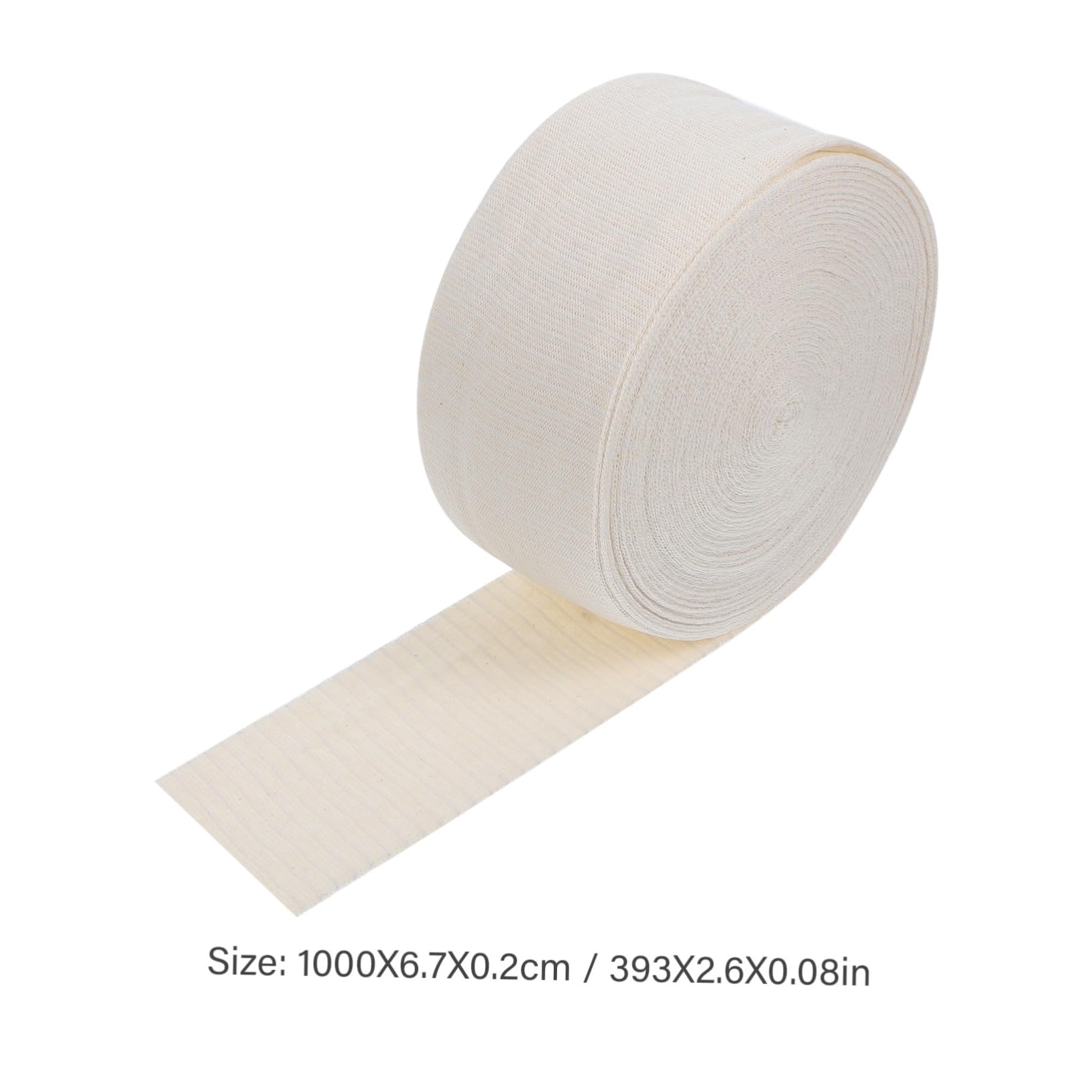 NOLITOY 1 Roll Plaster Socks Stockinette Tubular Ankle Tubular Support Muscle Stretchy Cotton Beige