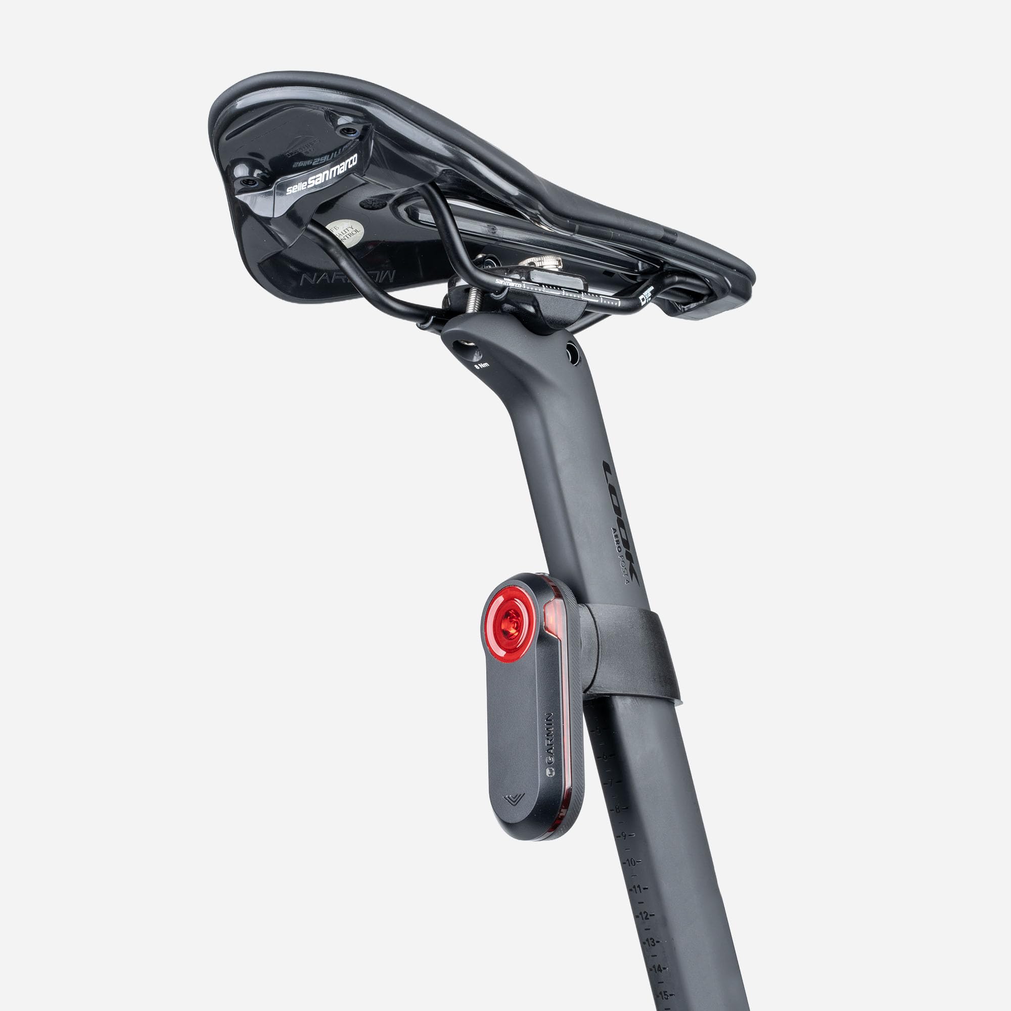 Supporto radar per Look 795 Blade RS Gen 2 - Compatibile con Garmin Varia 515, supporto per stelo di sella con morsetto di serraggio su misura