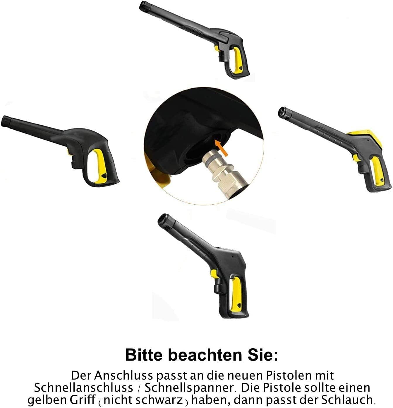 M&M Smartek Hochdruckschlauch 10m für Kärcher K2-K7 | Ersatz- oder Verlängerungsschlauch für Hochdruckreiniger; Kärcher K2-K7, 10m.