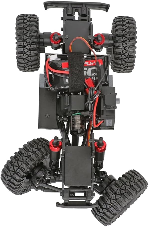 Redcat Racing Ascent 18 Brushless RC Rock Crawler – 4WD 1/18 RC Crawler with Portal Axles, High Steer Geometry, Waterproof ESC, LiPo Battery, RTR Hobby Grade RC Truck 4x4 - Red