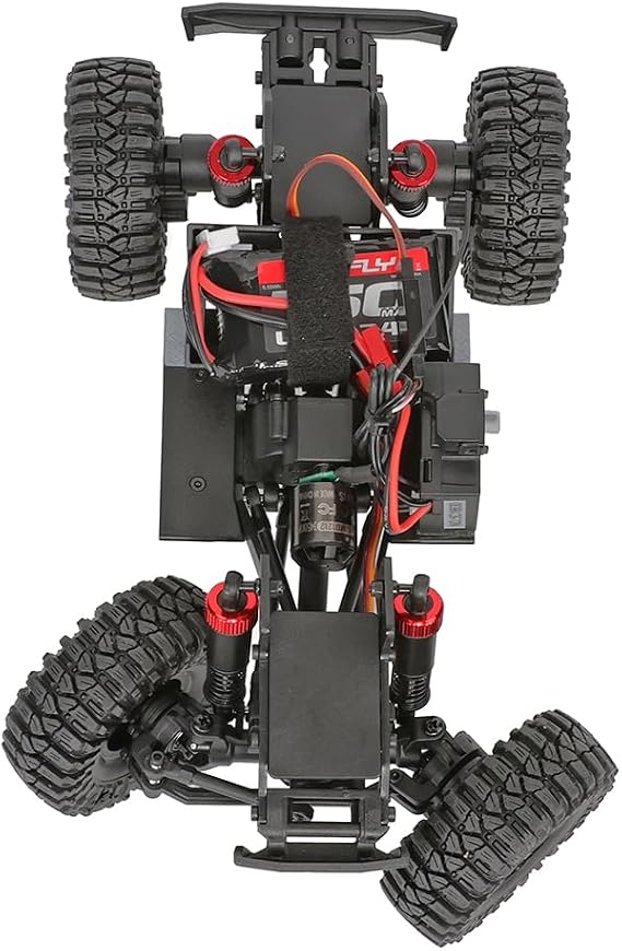 Redcat Racing Ascent 18 Brushless RC Rock Crawler 4WD 1/18 RC Crawler with Portal Axles, High Steer Geometry, Waterproof ESC, LiPo Battery, RTR Hobby Grade RC Truck 4x4 - Red