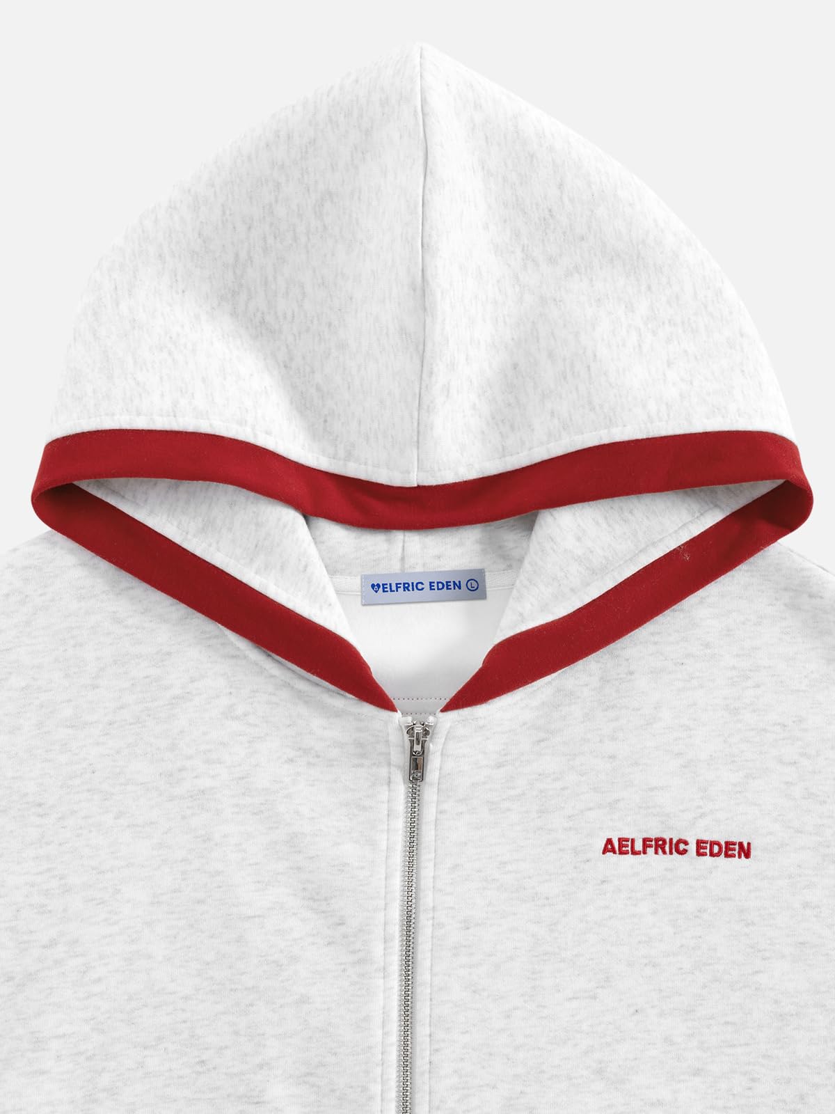 Aelfric Eden Boxy Hoodie Herren Basic Zip Up Sweatshirt