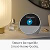 Echo Spot (2024 release) Smart alarm clock with vibrant sound + Alexa Black
