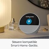 Amazon Echo Spot (neueste generation), smarter Wecker mit sattem Klang, Schwarz, mit Alexa+ Early Access - 6