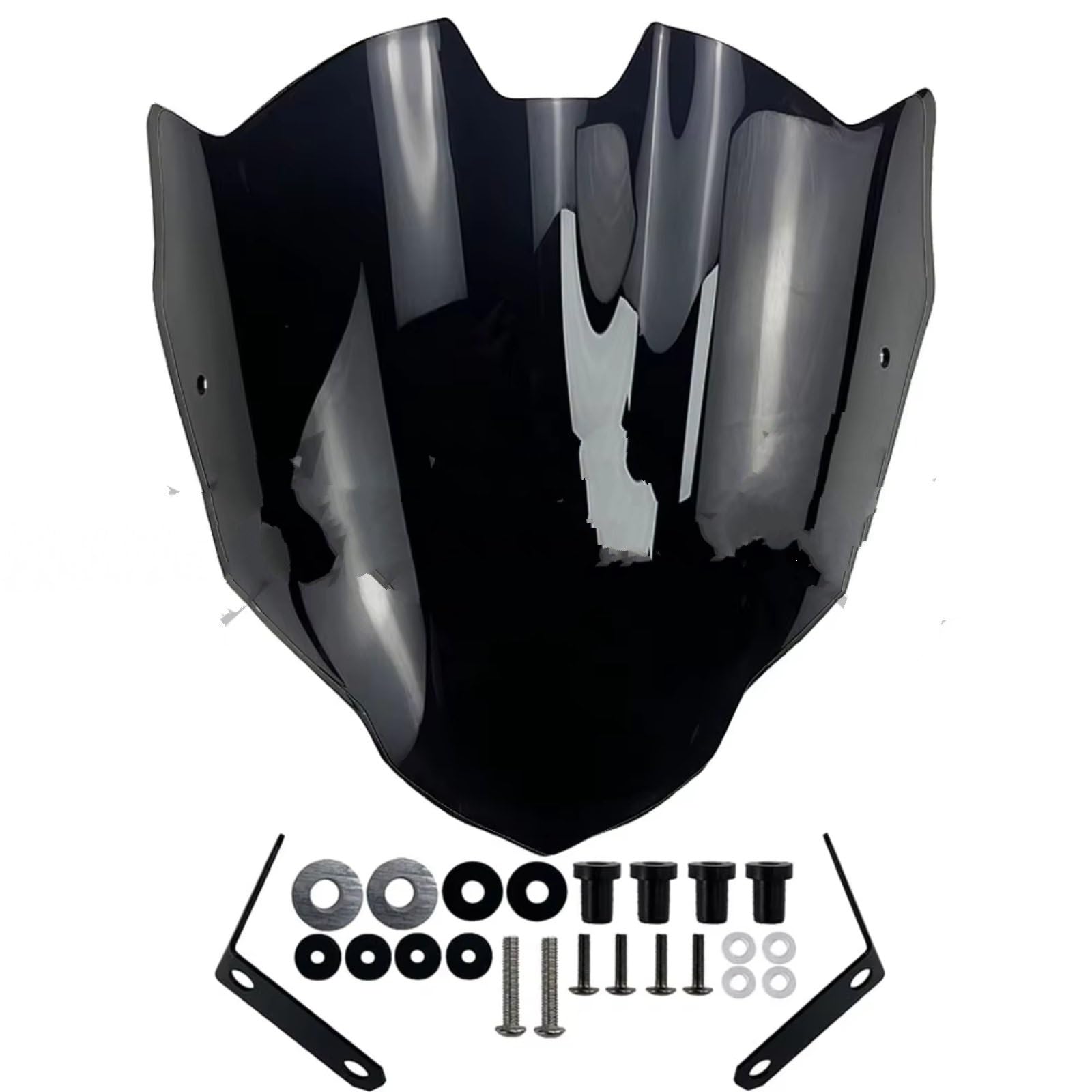 Saute Vent Moto pour CB500 pour Hornet 2024 2025 CB 500 Accessoires Moto Sport Touring Pare-Brise Déflecteur de Pare-Brise Pare Brise(Dark Smoke)