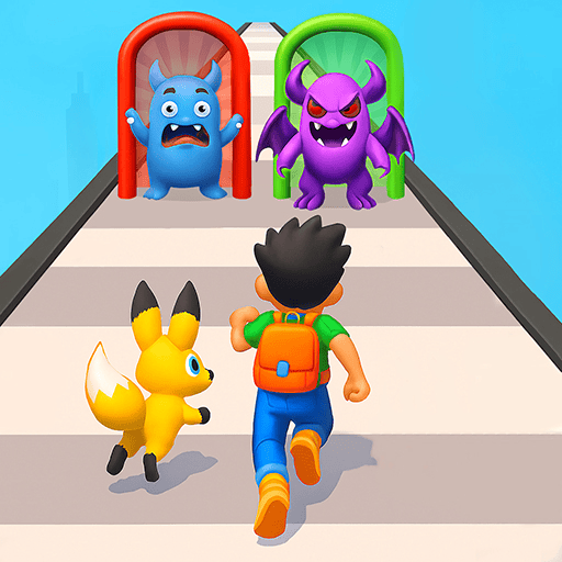 Monster Squad Runner! Pocket Monster Rush 3D - Battle Monster Run Fight Master