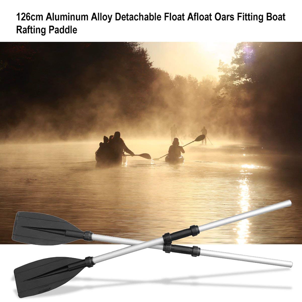 Flotteur détachable en Alliage d'aluminium de 126 cm à Flot de rames Convenant à la pagaie de Rafting en Bateau