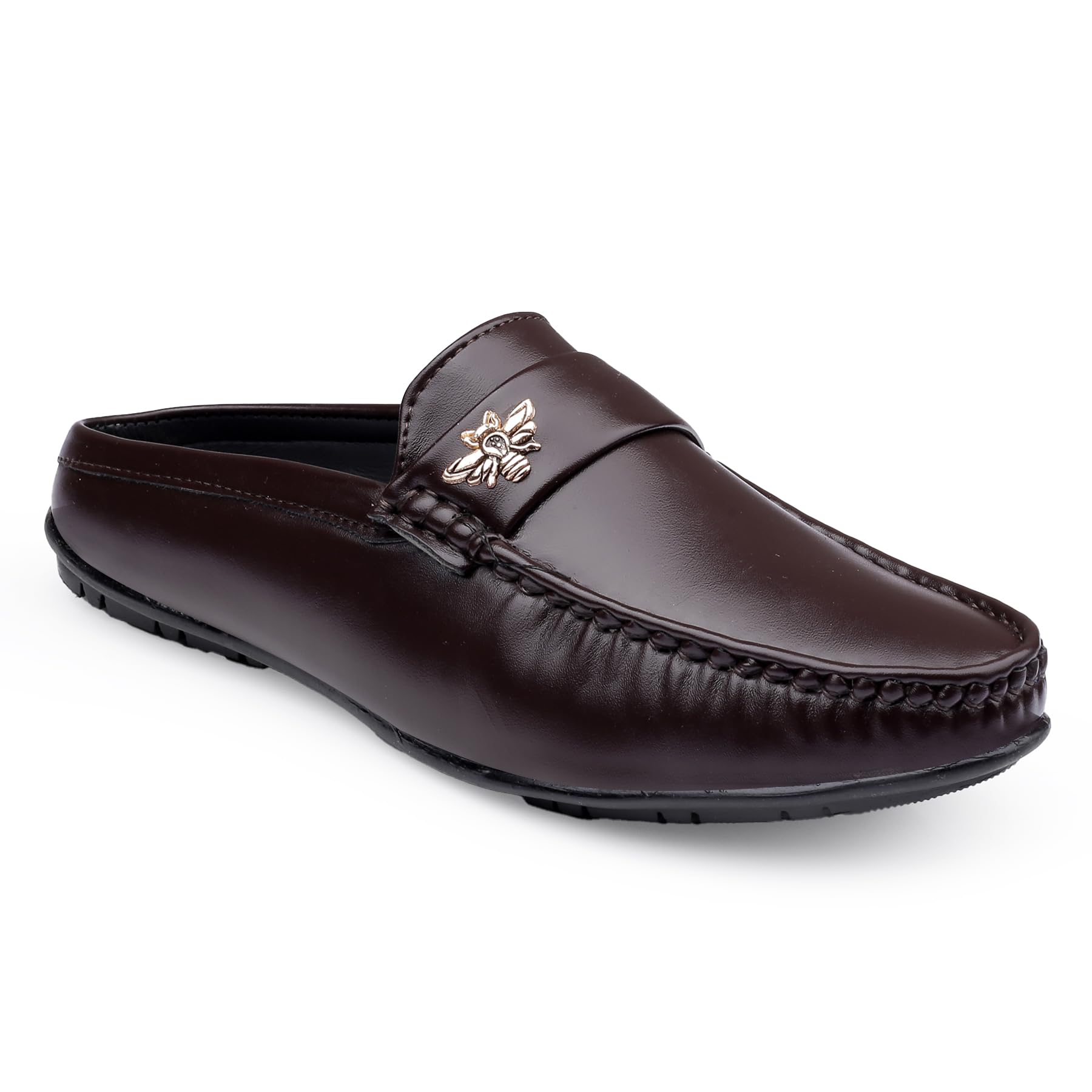 Open Loafer for Men I Cut Loafer I Mules I Stylish and Comfortale with Soft Cushioned Insole-image-0