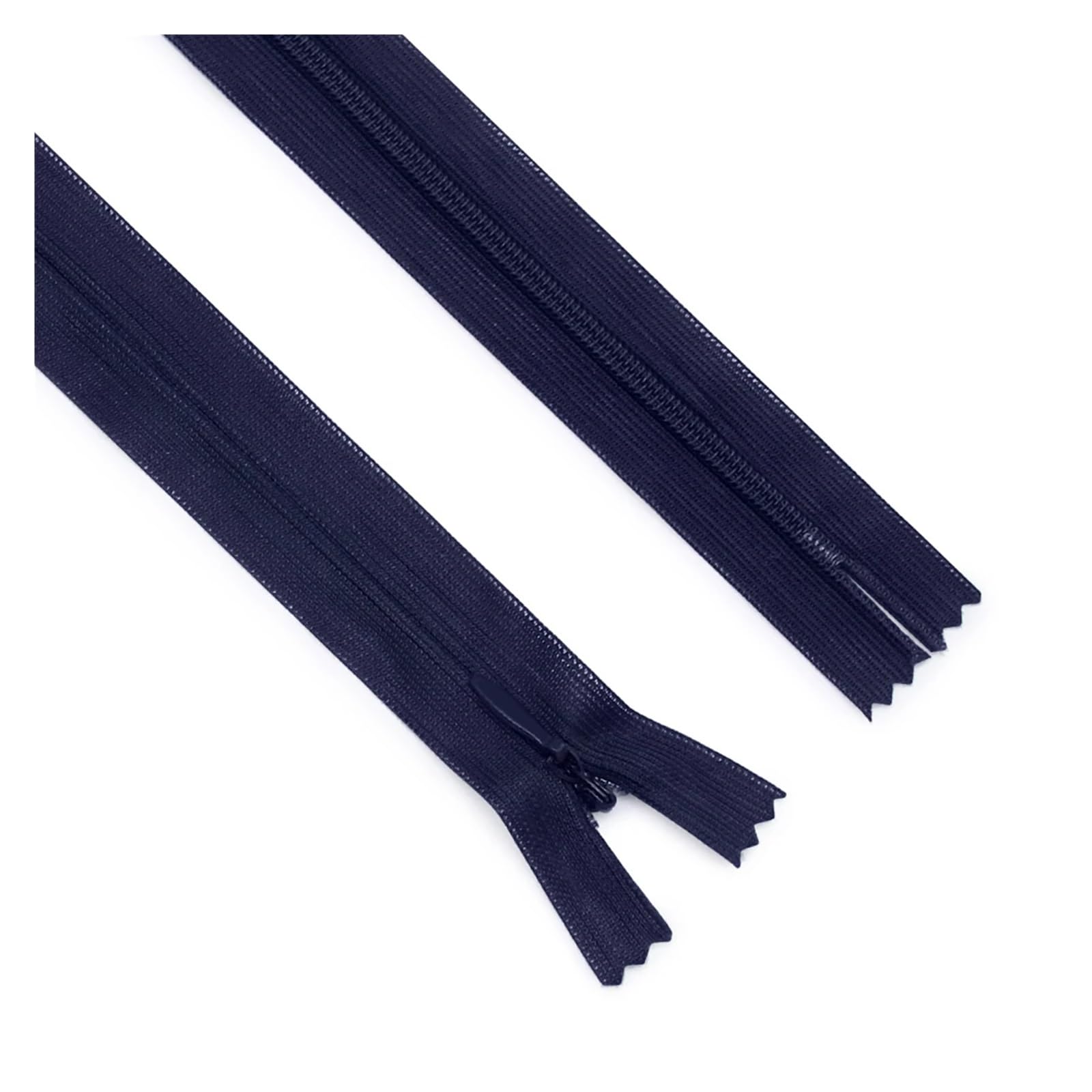 Zippers Sewing, Invisible Zipper Size 3 Pack of 20 Multicolor 25cm 40cm 60cm(Dark Blue,40CM-Width 2.5CM)