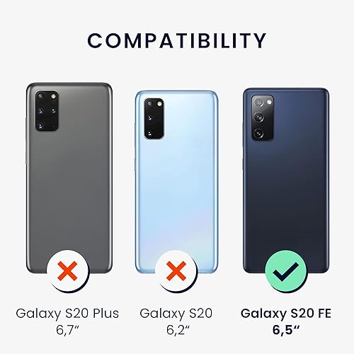Miniatura 6 de kwmobile Funda compatible con Samsung Galaxy S20 FE - Funda protectora delgada de silicona TPU - Cool Mint