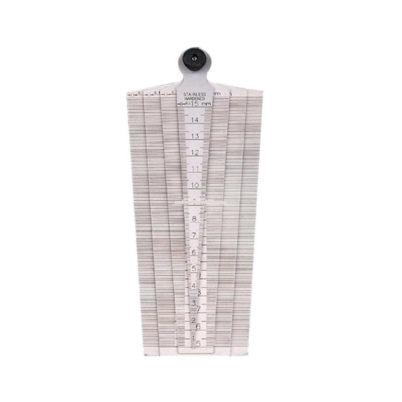 Cfwwsaq For H Feeler Gauges, Engine Measuring Tool Feeler Gauge Thickness Measuring Tool Wedge-Shaped Triangle Feeler Gauge(For H)