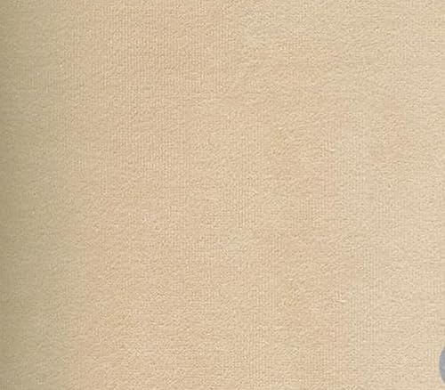 Miniatura 4 de The Yard - Cortina de gamuza de terciopelo con respaldo de algodón, tela Bella de 58 pulgadas de ancho (50 negro)