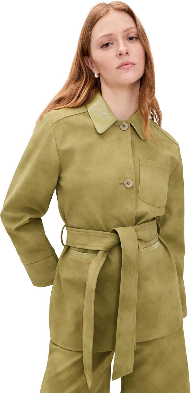 BAUM UND PFERDGARTEN Women's Brodie Faux Leather Jacket